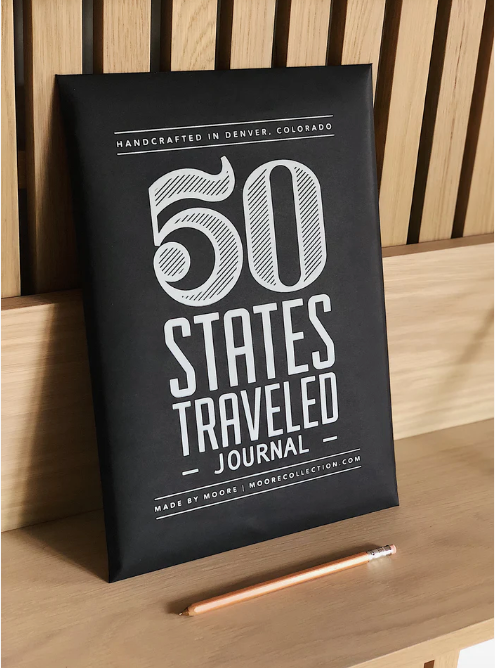50 States Traveled Journal