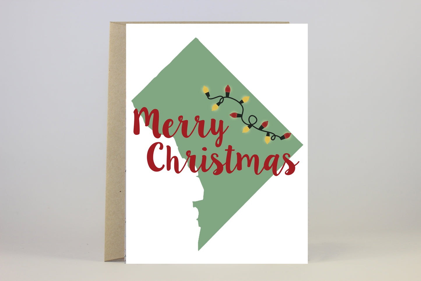 Merry Christmas State Greeting Card