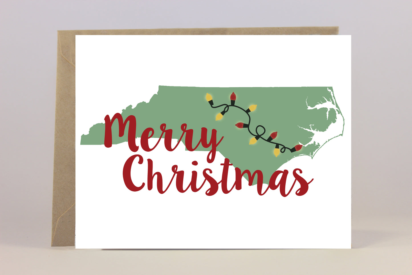 Merry Christmas State Greeting Card