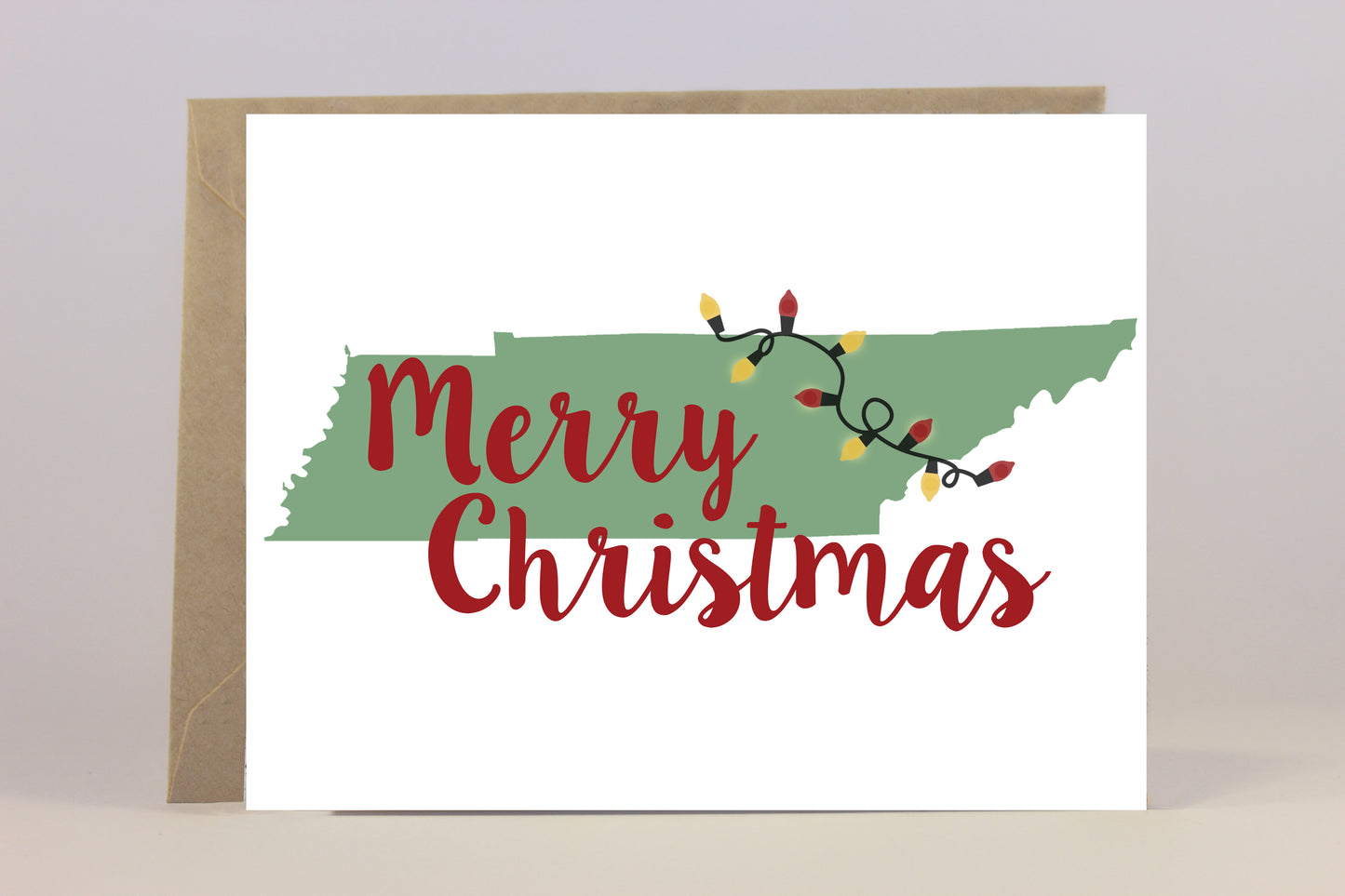 Merry Christmas State Greeting Card