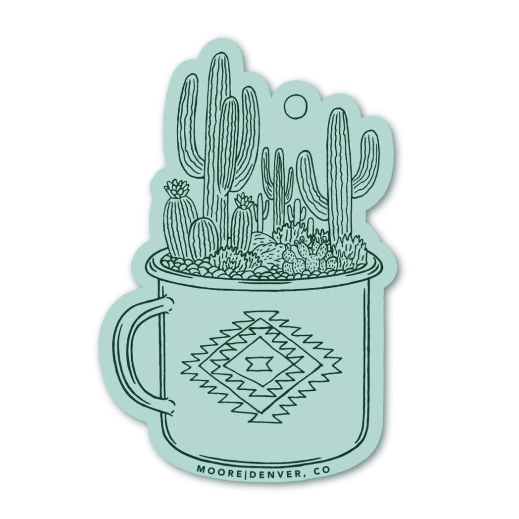 Cactus Cup Vinyl Sticker