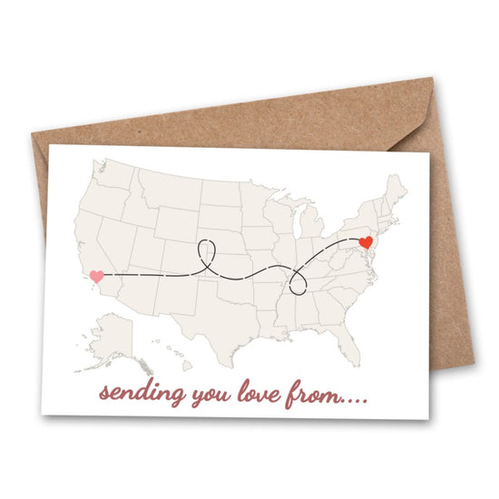 Load image into Gallery viewer, DIY Sending Love Heart Long Distance Greeting Card
